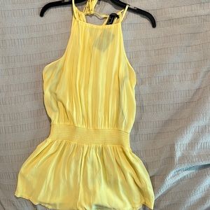 Yellow romper